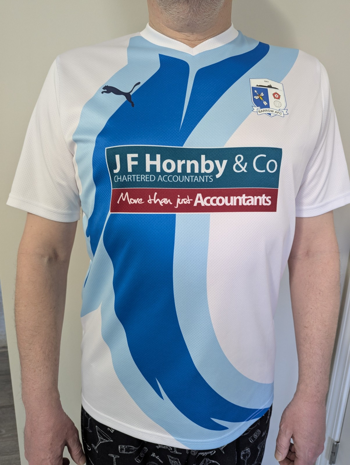 Away Kit Barrow Afc Merchandise 2024-25 Barrow Puma Away Shirt *w