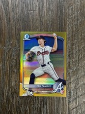 2025 Bowman - Chrome Prospects Cam Caminiti #BCP-46 Gold Refractor 13/50 ATL