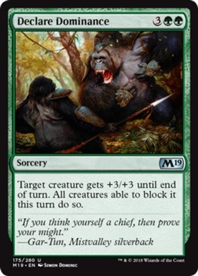 Declare Dominance Core Set 2019 Lightly Played, English