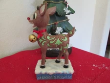 Rudolph With Oversized Jingle Bell - Jim Shore Rudolph The Red Nose Reindeer/NWO