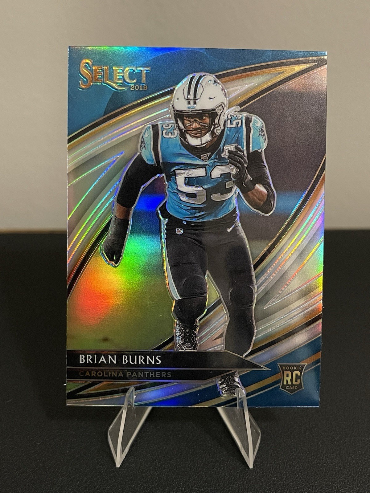 2019 Panini Select - Field Level Brian Burns #260 Silver Prizm (RC)