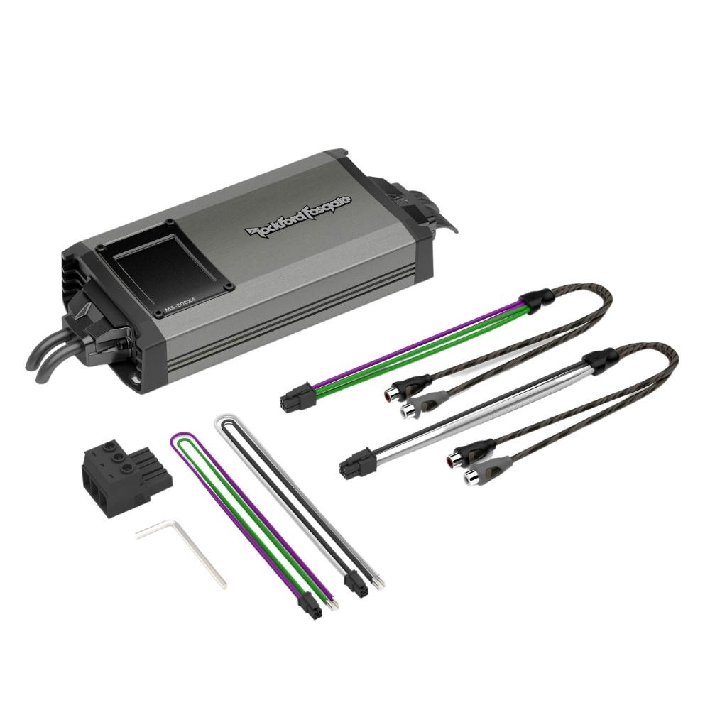 RFRB Rockford Fosgate M5-800X4 M5 Series Marine 800 Watt 4-Channel Car Amplifier