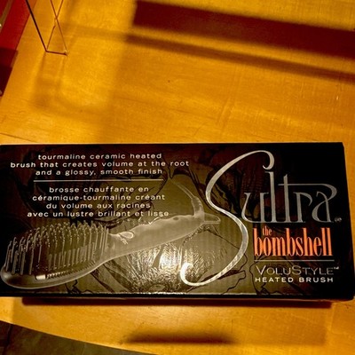 Sultra Bombshell VoluStyle Tourmaline Ceramic Oval Heated Brush, Auto Shut-Off