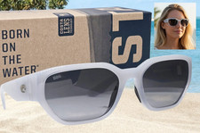 COSTA DEL MAR milky violet/gray gradient CLEMENTE polarized 580G sunglasses NEW 