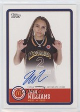 2023 Topps Chrome McDonald's All American Paper Jada Williams #PA-JWI Auto 5lz