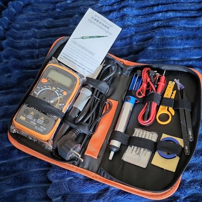 VC830L Digital Multimeter Display TEST AC/DC LÖTPISTOLE FLASH LITE TOOL KIT