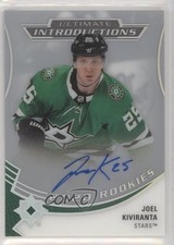 2020-21 Upper Deck Ultimate Collection Introductions Joel Kiviranta Auto 0i47