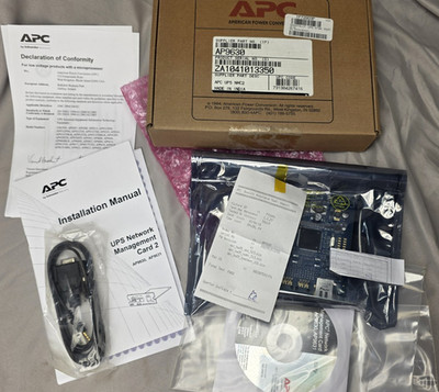 APC AP9630 AP9630 UPS Network Management Card 2 Plug-In RJ-45 Black