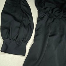 Black High Neck Long Sleeve Mini Dress  Gothic Grunge long sleeves turtleneck