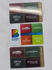 Outback /Bonefish Grill/Carrabba's/Fleming's $150.00 Gift Card for Only $140.00