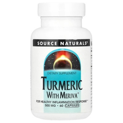 2 X Source Naturals, Turmeric With Meriva�, 60 Capsules