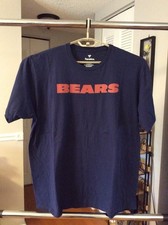 Chicago Bears #1 Dad Blue Cotton Shirt Men 2X-Large 2XL XXL
