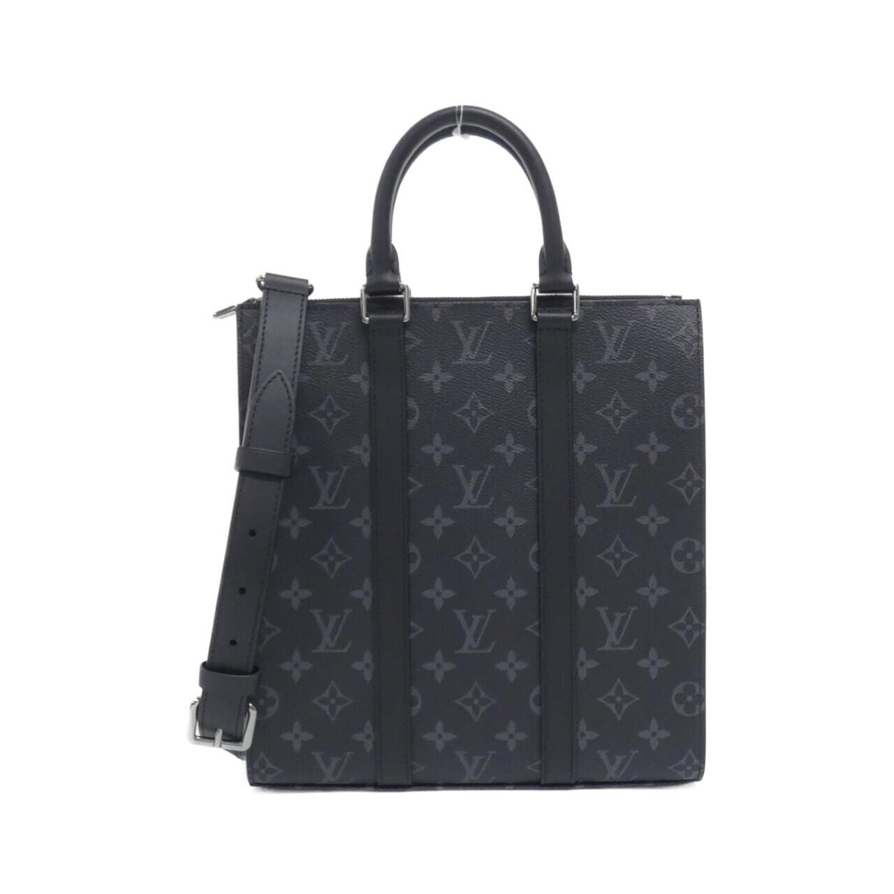 Authentic LOUIS VUITTON Monogram Eclipse Sac Pla … - image 1