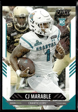 2021 Score - Rookies CJ Marable #398 (RC) Coastal Carolina