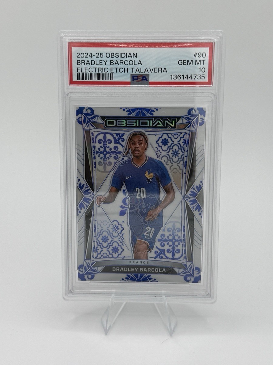 Panini 2024-25 Obsidian Electric Etch Talavera Bradley Barcola /8