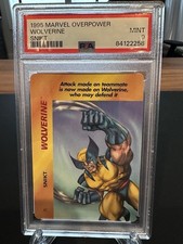1995 MARVEL OVERPOWER SNIKT WOLVERINE PSA 9 - Rare!!