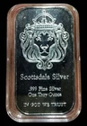 ​1 oz Scottsdale Silver Bar .999 Fine Silver Bullion - Lion Design - Sealed