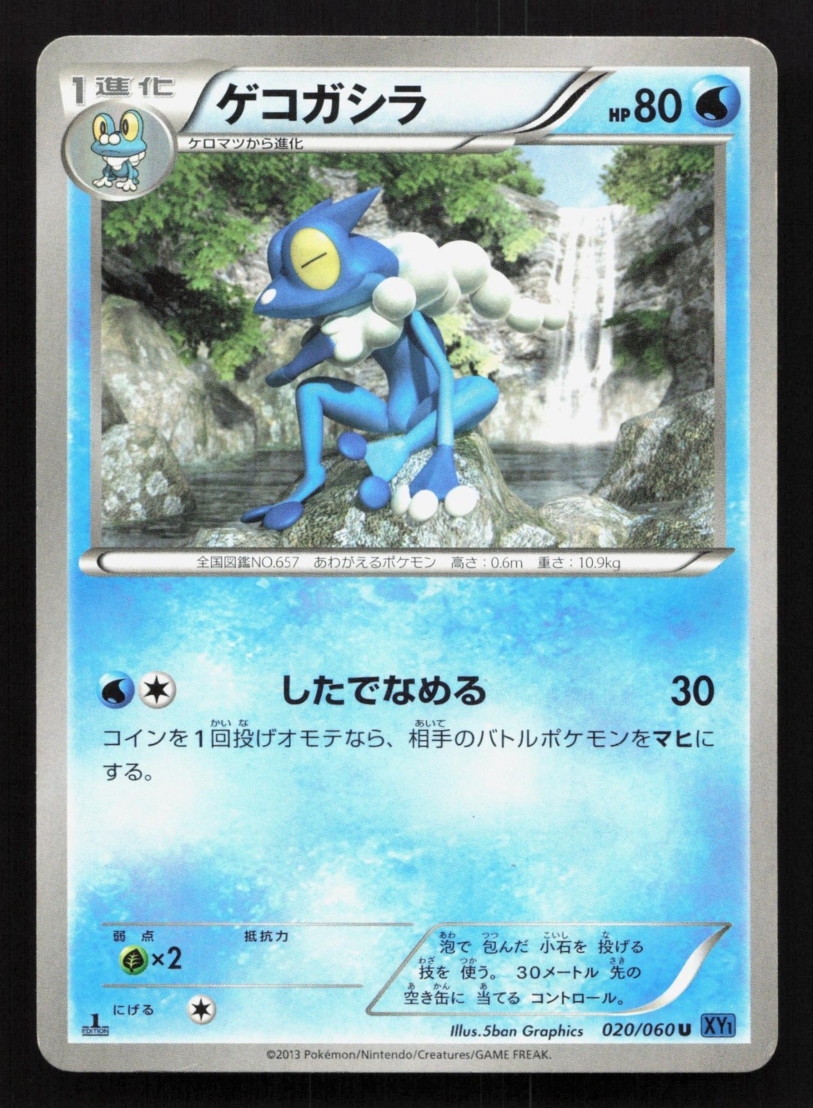 Frogadier 020/060 Collection X MP Japanese Pokemon Card TCG