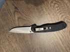 Ontario RAT-1 Linerlock Black Handle AUS-8 Stainless Satin Folding Knife 8848 — photo 2