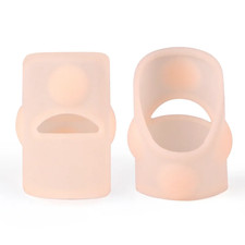 2Pcs O-Type Foot Corrector Insoles Pads No Slip Shoes for Men and Women Silicone