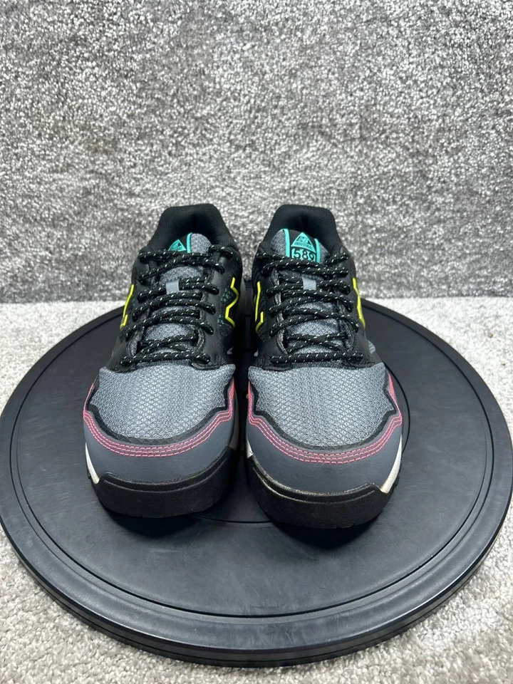 New Balance Zapatos Mujer Talla 8.5 D 589v1 Puntera Compuesta Trabajo Negro Plomo Zapatilla Foto 2 de 4