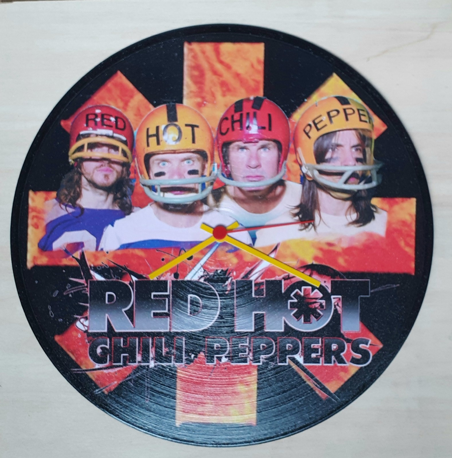 Orologio Design Vinile Red Hot Chili Peppers | Arredamento Rock Chic