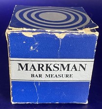 Marksman Bar Measuring Cup Jigger  In Original Box 1950's U.S.A.