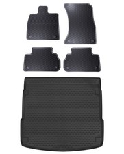 Gummi Fußmatten Kofferraumwanne Set für Audi Q5 FY ab 2017- Gummimatten