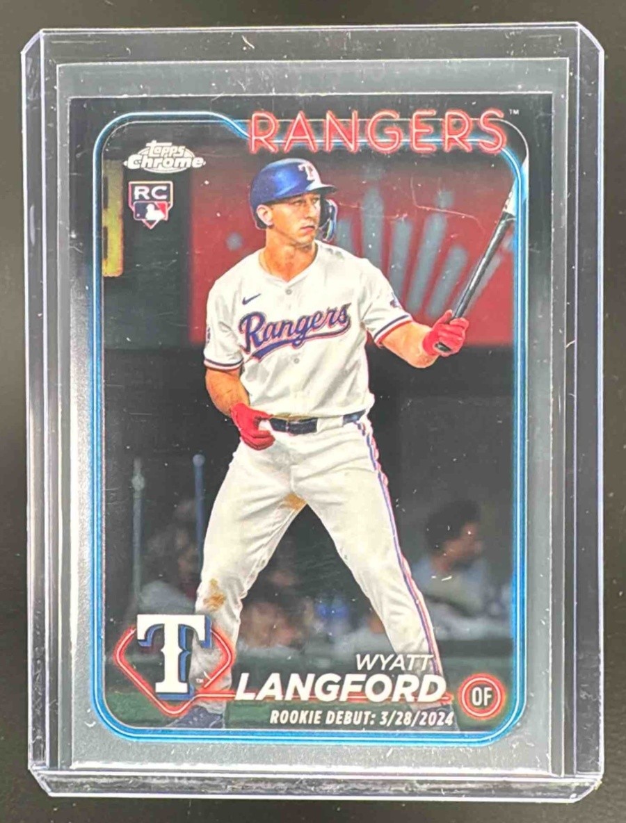 EL.182 Wyatt Langford 2024 Topps Chrome Update #USC37 Rookie RC