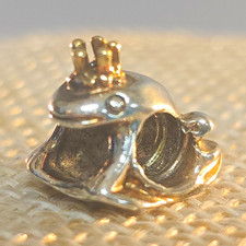 Chamilia Frog Prince Sterling Silver Charm W/...