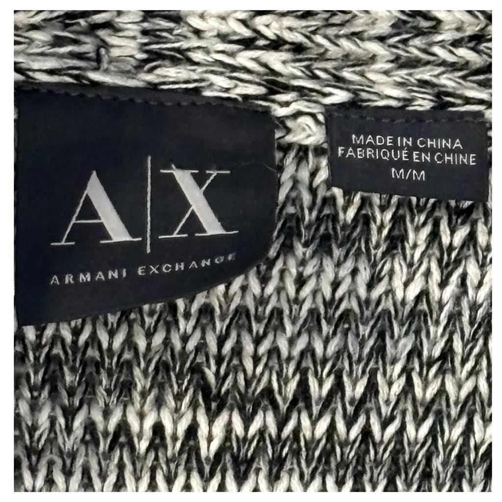 Armani Exchange A/X Shawl Collar Cotton-Knit Cardigan image 6