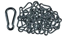 | 50 Pack and 100 Pack | Bulk Heavy Duty Carabiner Snap Clip Hooks |Black, Zi...