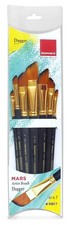 7Pc Dagger Paint Brush Set Acrylic, Watercolor Oil Brushes Precision Effects