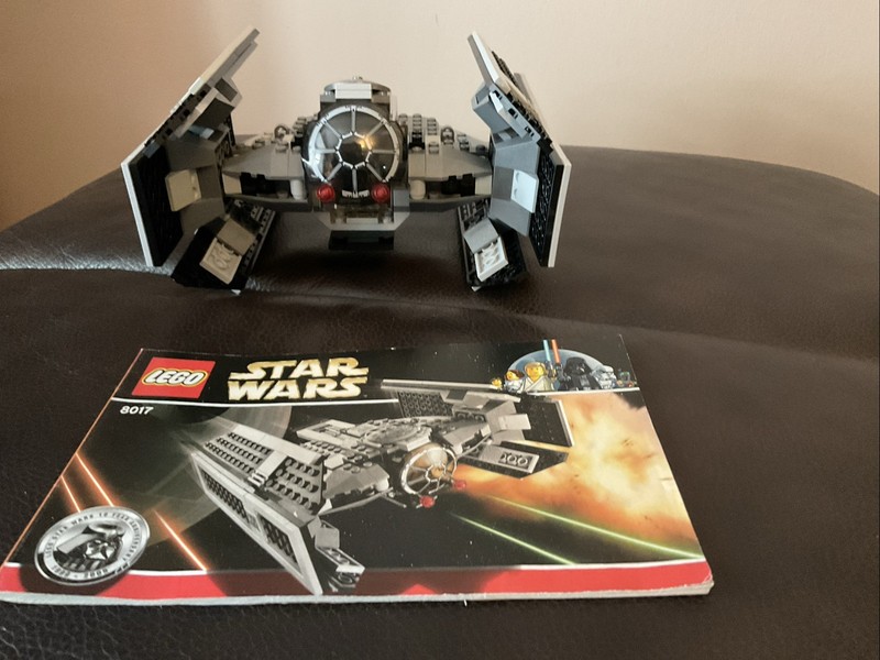 LEGO Star Wars 8017 Darth Vader's Tie Fighter Complete with Instructions No Box