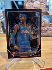 Shai Gilgeous Alexander 2025-26 Bowman Chrome Reptilian Fuchsia Refractor /199