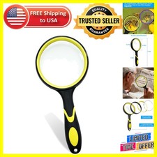 Large 3-Inch 10X Magnifying Glass - Perfect for Detailed Observation  Reading