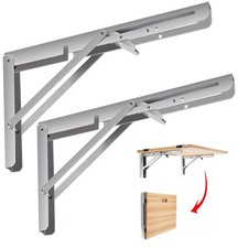 2x Klappkonsole Klappregal Klapptisch klappbar Beschlag 150Kg Wandmontage DE