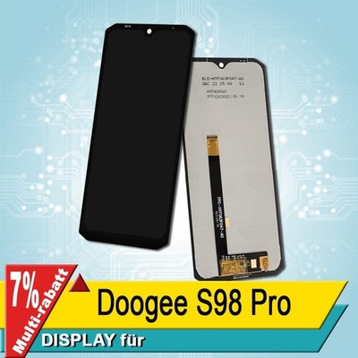 Display Für Doogee S98 Pro Bildschirm Lcd Schwarz