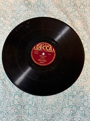 DECCA Record 78 Rpm 18009 Nano Rodrigo JEALOUSY / EL CARRERITO
