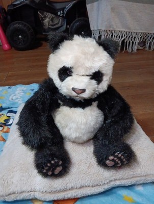 Hasbro FurReal Friends Luv Cubs Baby Panda Bear Interactive 2004 Tested Working