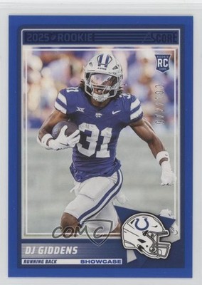 2025 Score Rookies Showcase /100 DJ Giddens #95 RC 1s31