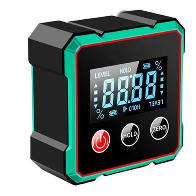 Digital Angle Finder Magnetic Protractor Laser Level Box Inclinometer Tool