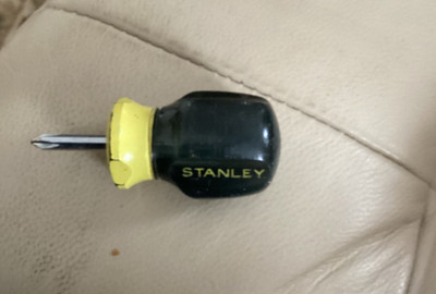 STANLEY 65-311 USA Stubby 2 1/2'' Phillips Head Screwdriver 1/2''