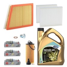 FULL SERVICE KIT 5L 0W20 & ALL FILTERS + PLUGS FOR BMW 120i 1.5 F40 MSPORT 2019+