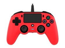 Image of Nacon Wired Compact Controller (Red) (PS4)