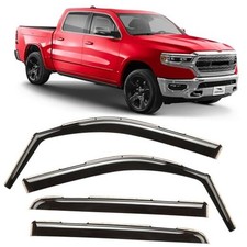 in-Channel Extra Durable Rain Guards for Trucks Dodge RAM 1500 2019-2026 Crew