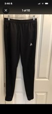 Women's ADIDAS Black Skinny Track Pants 3 Black Size Small 8-10