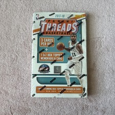 2017/18 Panini Threads Basketball Factory Sealed Box-5x7 JUMBO MEMORABILIA Card