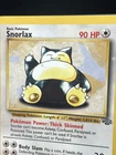 Pokemon '143 Snorlax 27/64 Jungle Rare Vintage WOTC 1999 NM