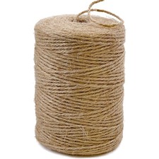 PerkHomy Natural Jute Twine 600 Feet Long Twine String for Crafts Gift Wrappi...